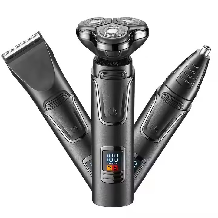 Electric Shaver Rotary - Elektryczne golarki 3w1 z potrójną ostrzami,