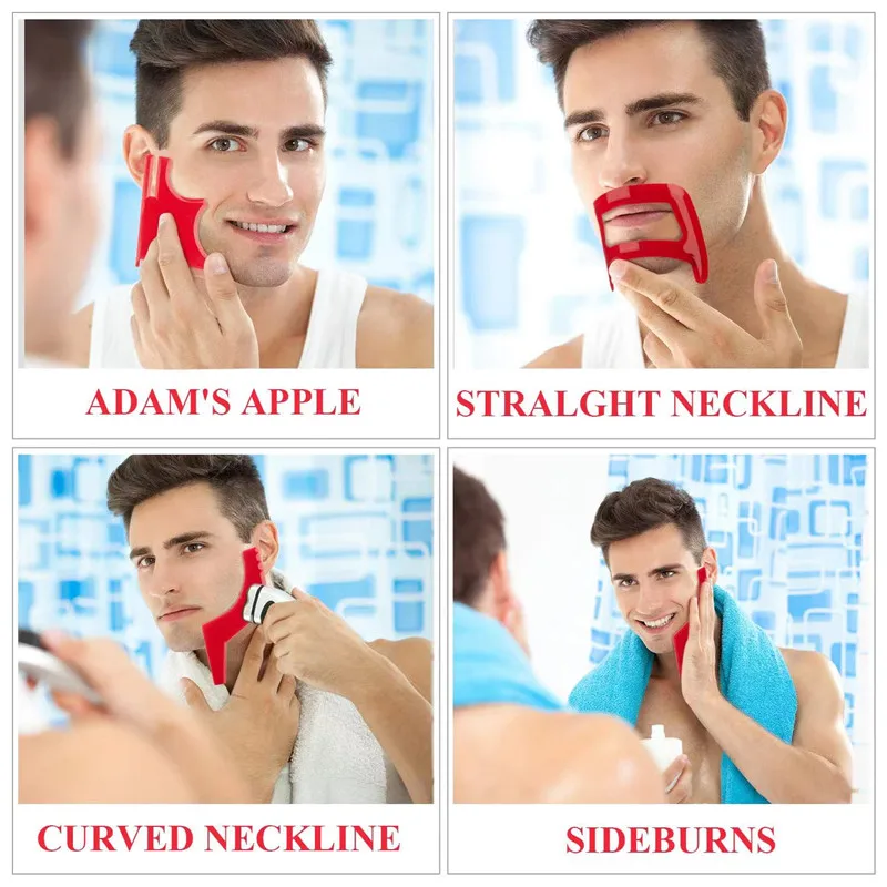 2/4 szt. Grzebienie do brody m – Men'S Grooming Haircut recenzja i cena