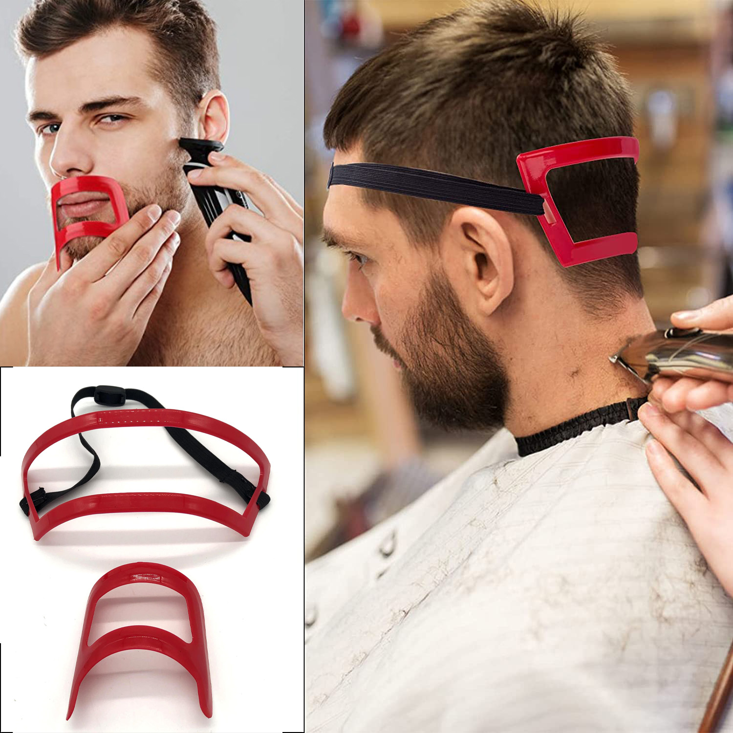 2/4 szt. Grzebienie do brody m – Men'S Grooming Haircut recenzja i cena