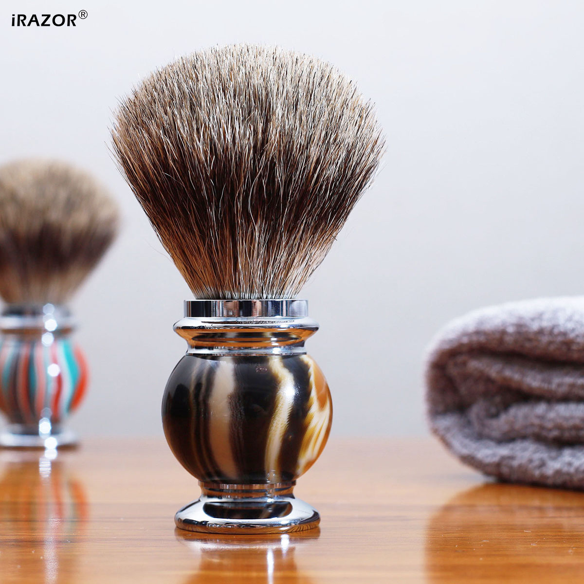 iRAZOR Silvertip Pędzel do gol – Mens Grooming Barber recenzja i cena