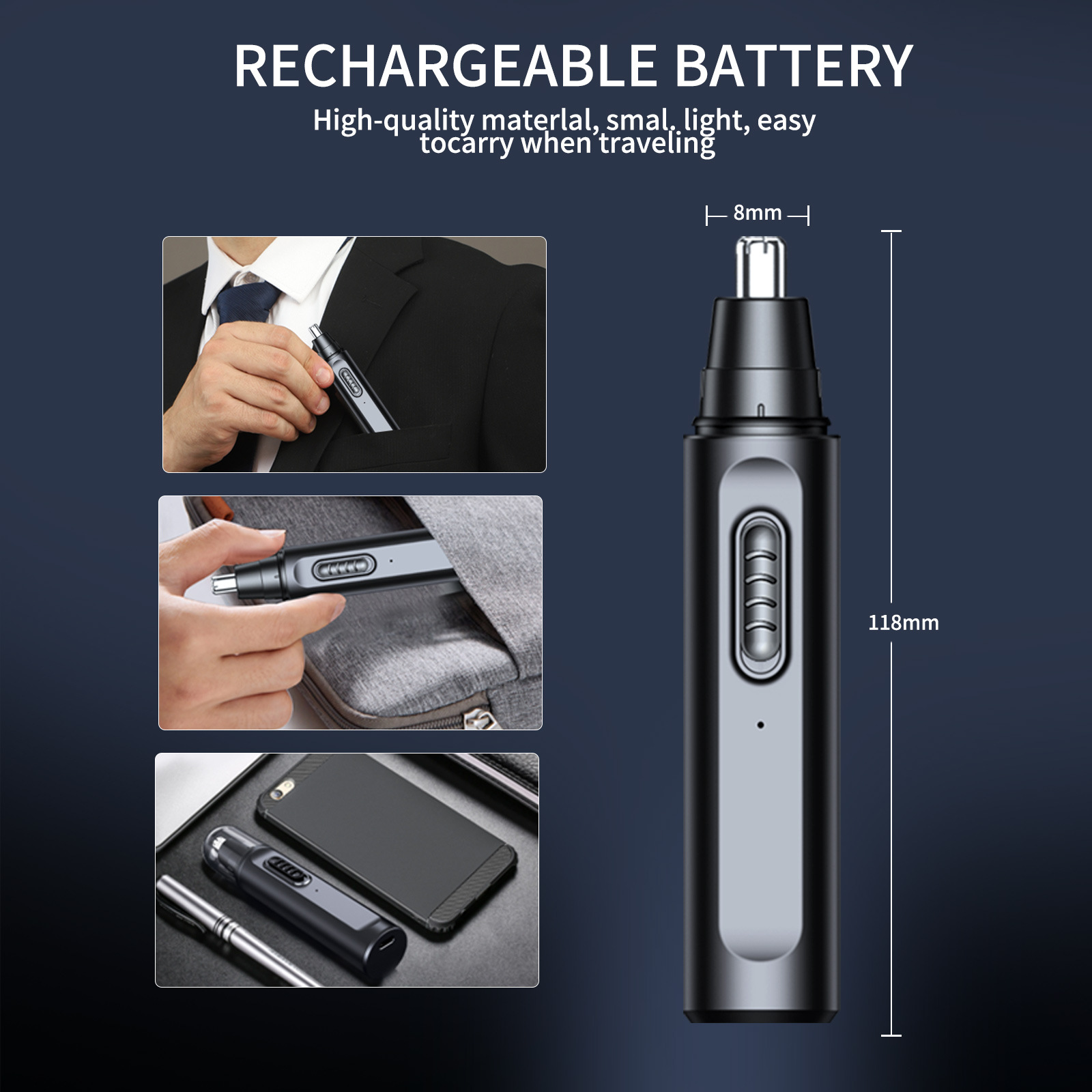 Trymer do nosa dla mężczyzn El – Electric Shaver Rotary recenzja i cena