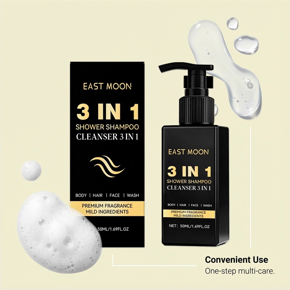 50ml 3 w 1 Szampon, płyn do my – Face Wash Mens recenzja i cena