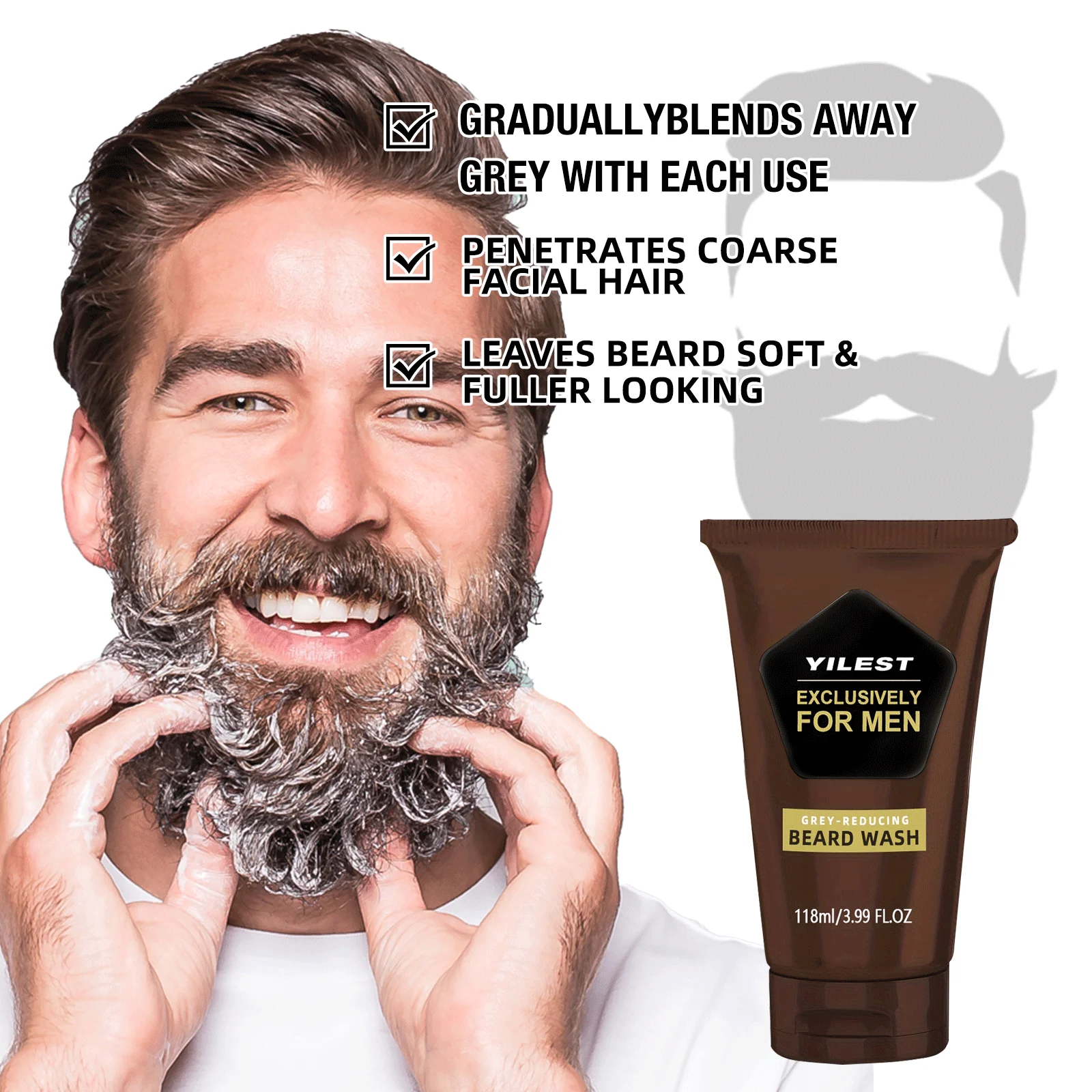 1-3 szt. Męski Krem Koloryzują – Face Wash Mens recenzja i cena