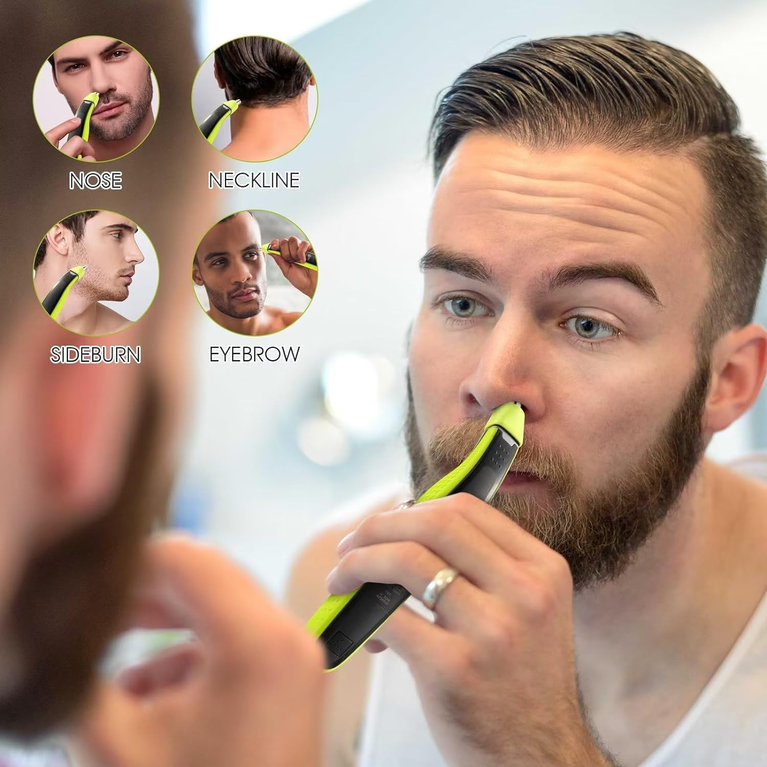 YUKU Trymer do włosów w nosie  – Electric Shaver Rotary recenzja i cena