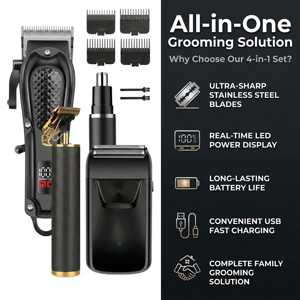 Zestaw do strzyżenia włosów dl – Electric Shaver Rotary recenzja i cena