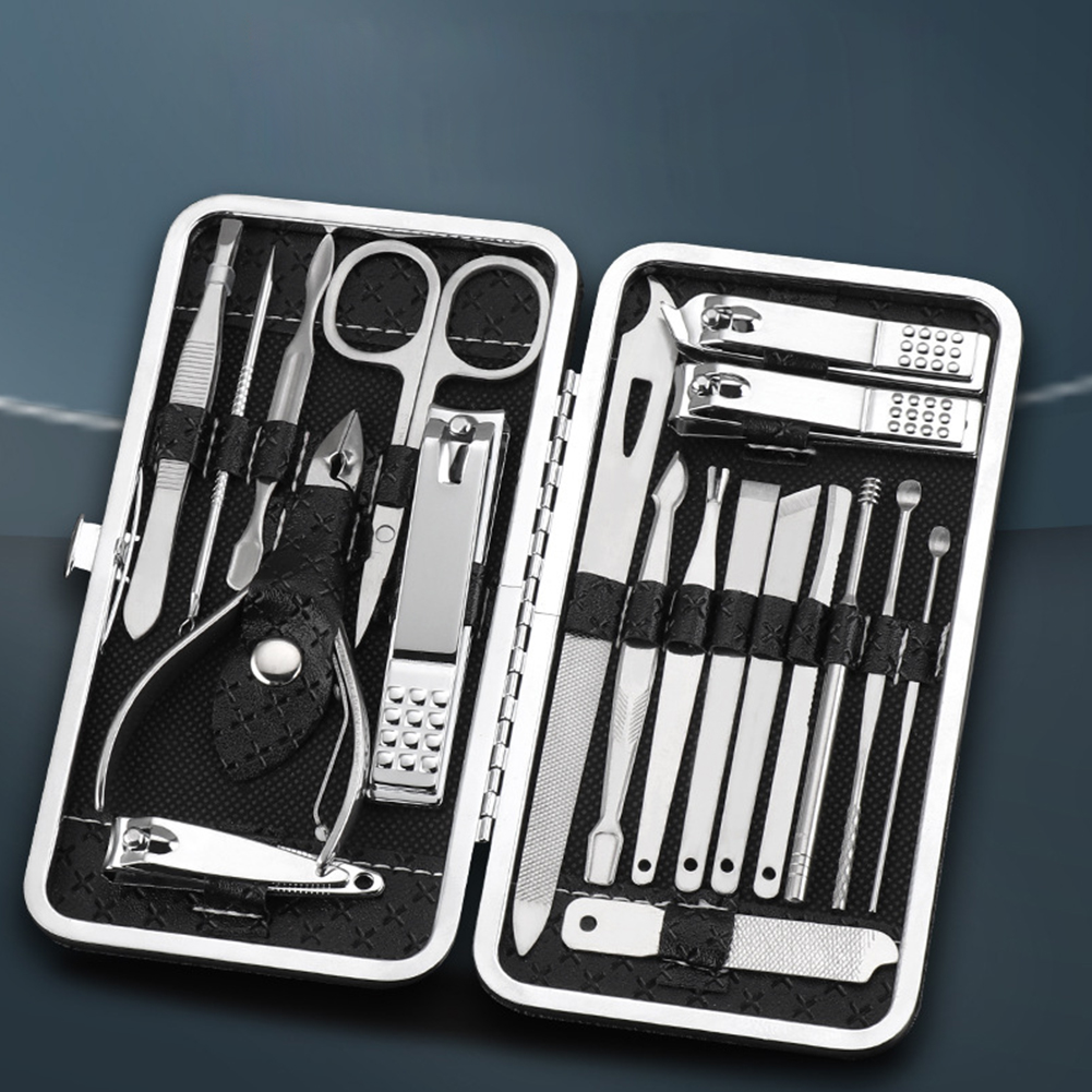 19-częściowy zestaw do pielęgn – Nail Care Kit Mens recenzja i cena