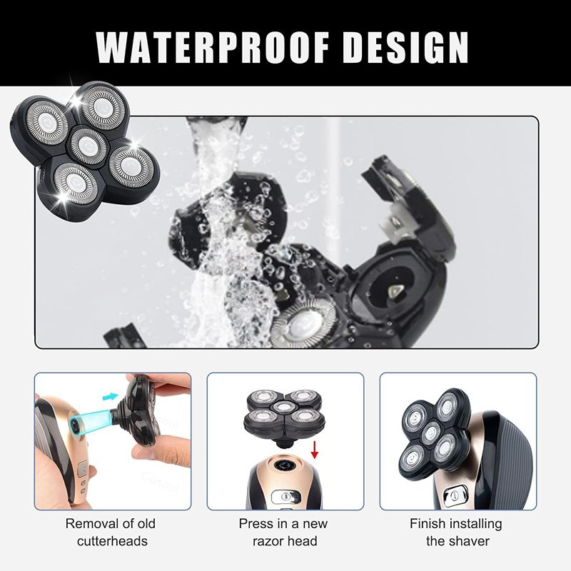 5-ostrzowa obrotowa głowica do – Electric Shaver Rotary recenzja i cena
