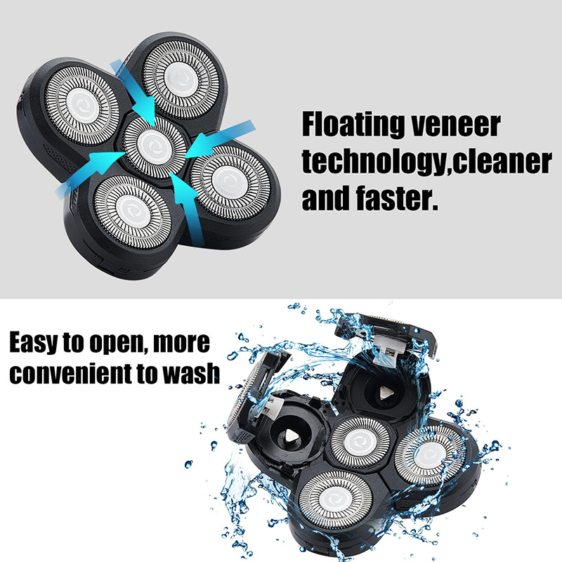5-ostrzowa obrotowa głowica do – Electric Shaver Rotary recenzja i cena