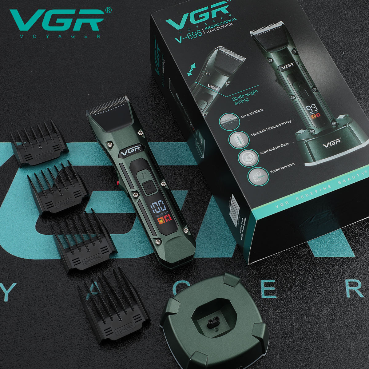 VGR V-696 nowy metalowy popula – Electric Shaver Rotary recenzja i cena